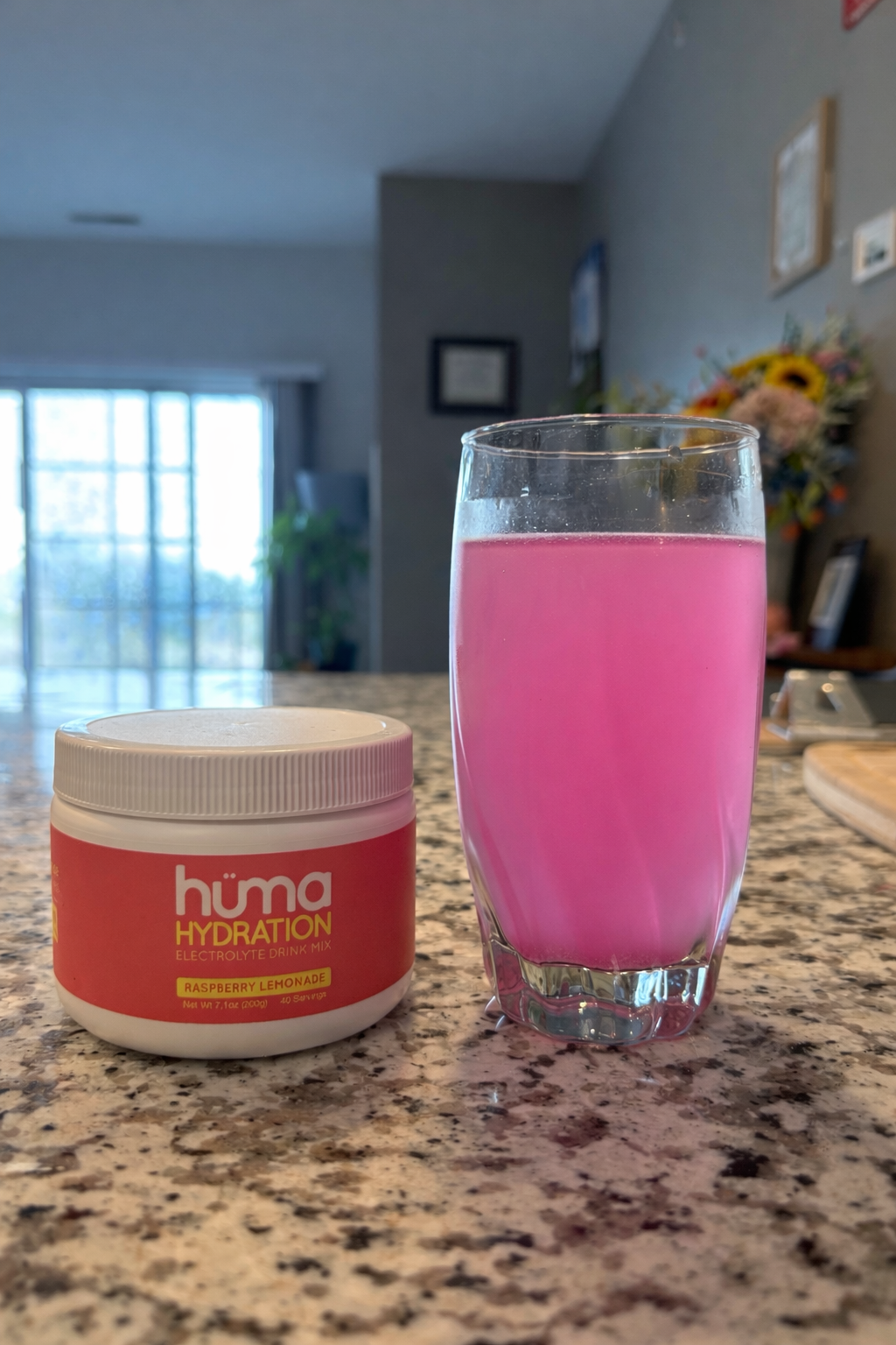Huma electrolyte mix after a Chicago Spring Half Marathon training recap week 2 run