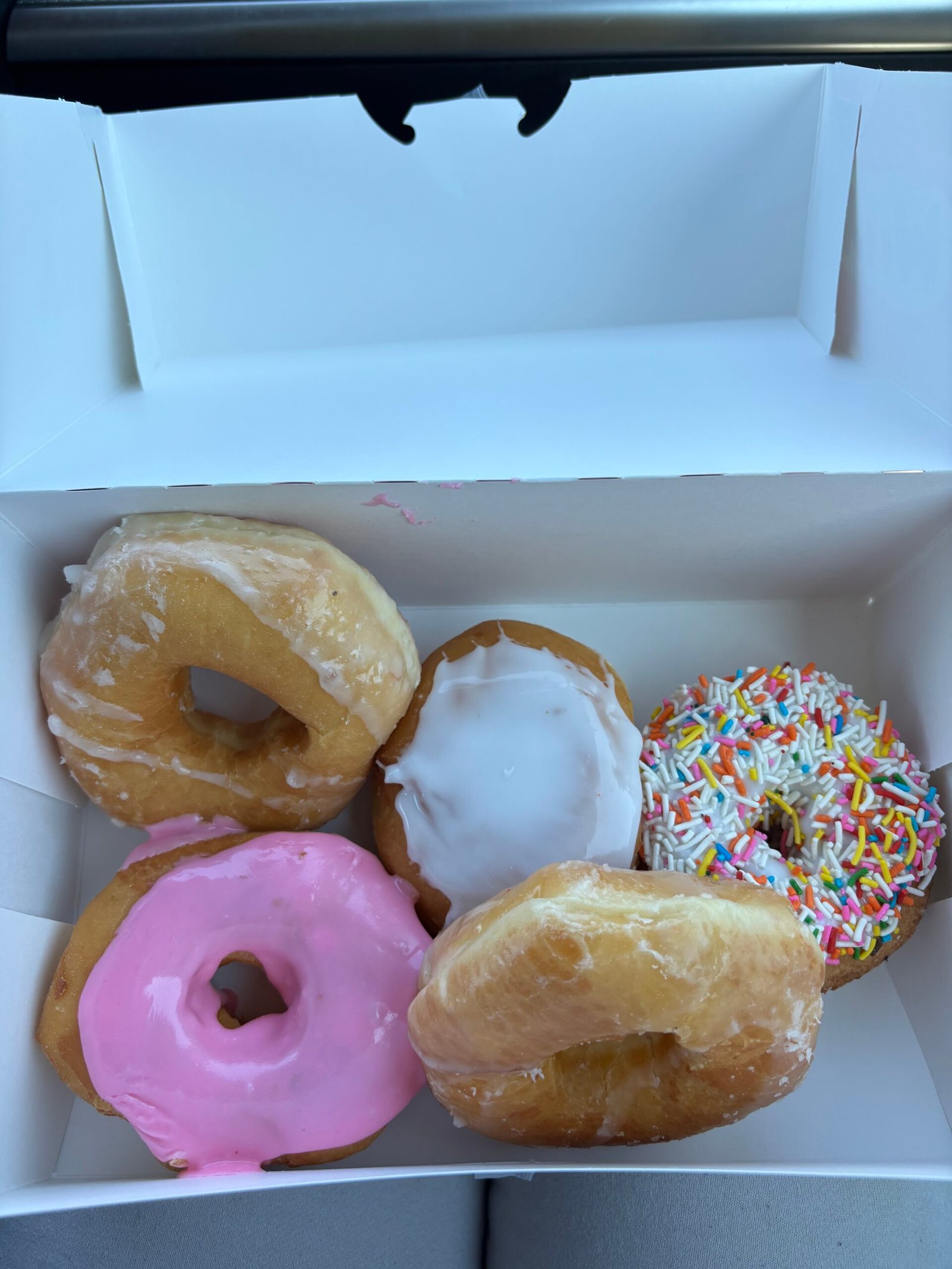 Post-run donuts after Saturday easy run during Chicago half marathon training week 5