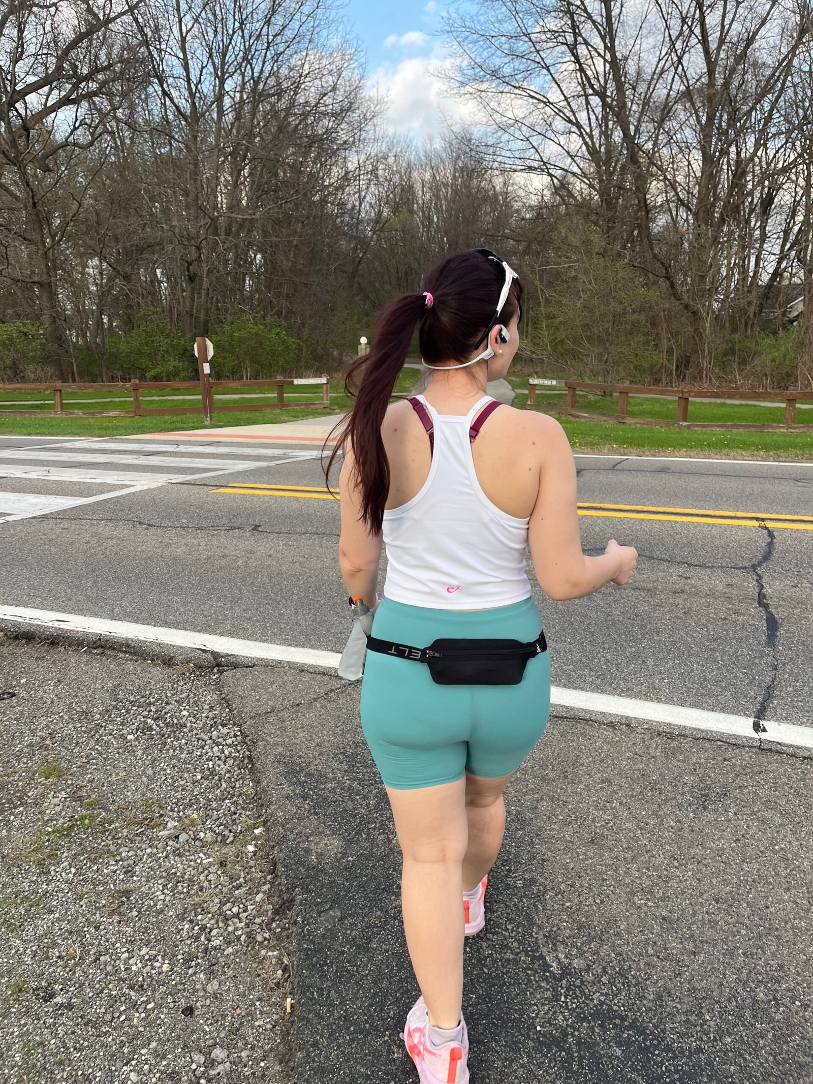Breona out on a walk