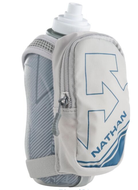 Nathan SpeedDraw Plus insulated handheld water bottle for running