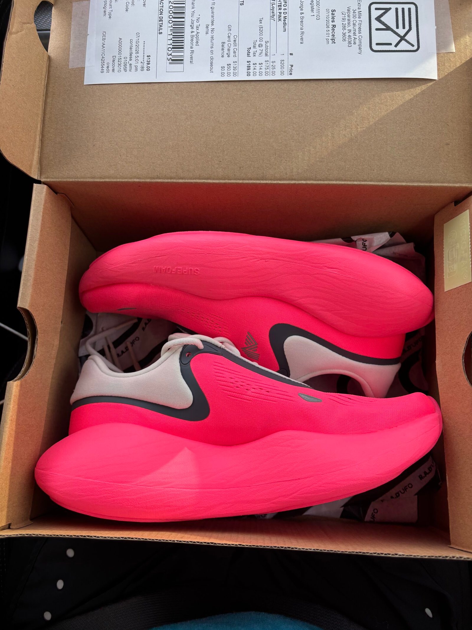 R.A.D UFO running shoes — new shoes for marathon training