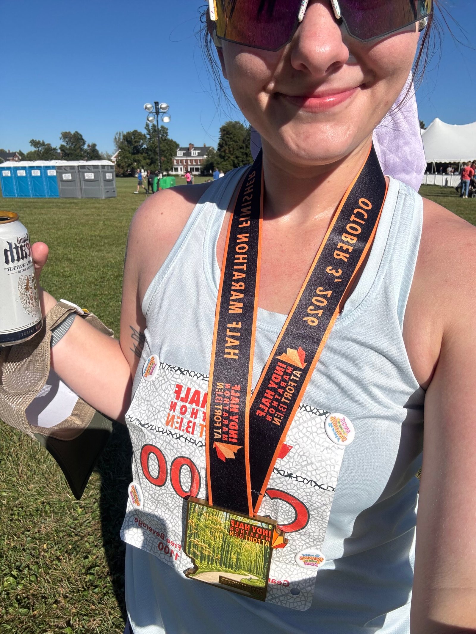 bibSNAPS still secure after finishing a half marathon